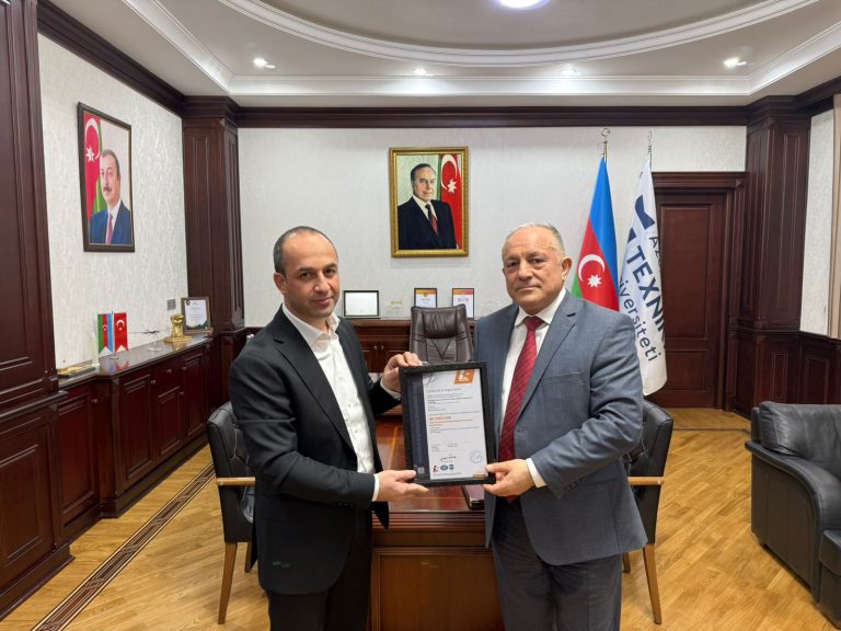 AzTU’s Faculty of Special Equipment and Technologies Awarded ISO 21001:2018 International Certification