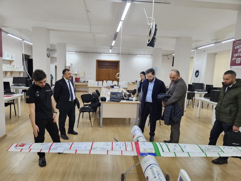 Azercosmos Representatives Visit AzTU